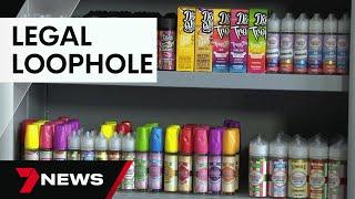 Legal vape import loophole leaves parents concerned | 7 News Australia