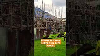 Deshapriya Park Durga Puja 2022 Pandal || Durga Puja 2022 Preparation