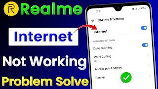 Realme Me Net Nahi Chal Raha Hai | Realme Mobile Internet Not Working