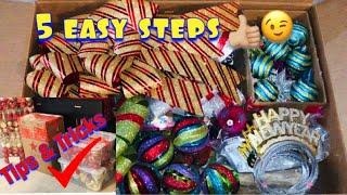 HOW I STORE MY CHRISTMAS DECORS IN 5 EASY STEPS? | ROXIEGUTZ