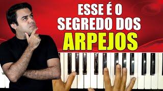 DESCUBRA O SEGREDO DOS ARPEJOS NO TECLADO - AULA COMPLETA