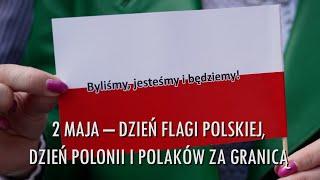 Życzenia rodakom na świecie z okazji 2 Maja od Polaków Litwy i Łotwy / Wilnoteka 2024