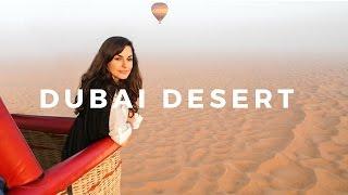 Epic Desert Hot Air Balloon Ride! // Dubai