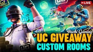 BGMI LIVE CUSTOM ROOM | RP AND UC GIVEAWAY EVERY MATCH | ALL WEAPONS AND TDM CUSTOMS