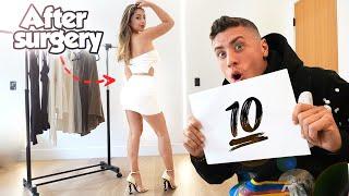 RATING MY GIRLFRIENDS OUTFITS AFTER HER MOMMY MAKEOVER SURGERY!!!