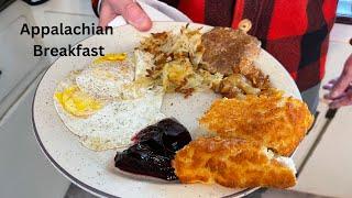 A Traditional Appalachian Breakfast and How to Make Buttermilk Biscuit Bread & Oven Hash Browns