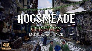 Christmas in Hogsmeade | 4K Cinematic Harry Potter Music & Ambience