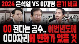 2024년 윤석열 vs 이재명 운기 비교( 어떤 분이 운기가 상승할까? ) | 극명하게 갈리는 둘의 운기