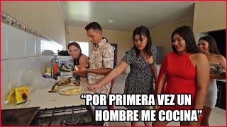 Por primera vez un hombre le cocina a Chiklin Y eso la enamora.