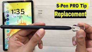 Samsung S-Pen Pro - How to Replace Tips - Step by Step Guide