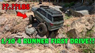 1/10 4 Runner First Time Out!! (Plus Final Weight)