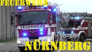 [ALARM in der FRANKENMETROPOLE!] FEUERWEHR NÜRNBERG LÖSCHZUG + SLF u.v.m. #MontisEinsatzfahrten