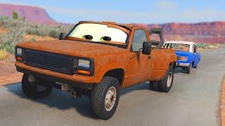 Mater is The Best Tow Truck in Town | Mater Helps Otis - Pixar Cars Movie Remake BeamNG.drive