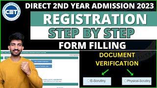 DSE Registration Form Filling Process 2023 | Direct Second Year Engineering Admission Process 2023