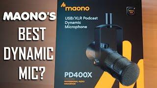 Maono PD400X vs PD200X. Battle of Maono's Best Dynamic USB/XLR Microphones