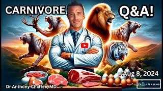 Live Carnivore Diet Q&A! August 8, 2024!