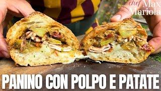 PANINO con POLPO PATATE E CARCIOFI - Ricetta di Chef Max Mariola