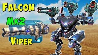 New Mk2 Maxed VIPER FALCON Corrosion Gameplay - War Robots 4.4 WR