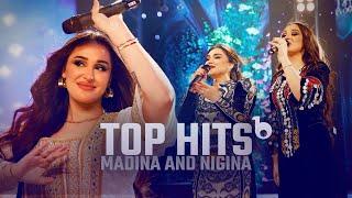 Madina and Nigina Top Hits in Shab Chela Special Show in Barbud Music | بهترین های مدینه و نگینه