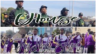 Carver Montgomery vs Jag High School Drumline Battle 2023 Pre Turkey Day Classic Parade