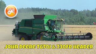 Harvest 2020 | John Deere T670i combine with 730FD header