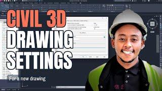 These are the most essential settings in new Civil 3D Drawing