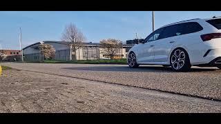 Skoda octavia RS 2.0tsi mk4 custom catback exhaust and Eventuri air intake