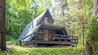 A-frame Cabin House Ideas in Upstate New York