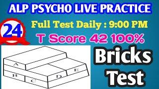  ALP Psycho Sectional Test – Bricks Test 24