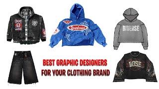BEST GRAPHIC DESIGNERS FOR YOUR CLOTHING BRAND! 