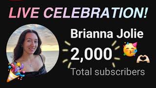 2000 SUBSCRIBERS CELEBRATION!!️