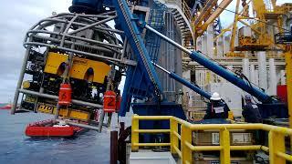 Recovery of Oceaneering Millennium 108 ROV from Chevron / Pacific Santa Ana drillship