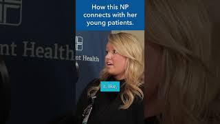 How this Pediatrics Nurse Practitioner connects with her young patients #shorts