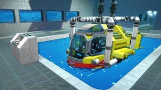 Building a Moon Pool for Underwater Docking! - Scrap Mechanic Gameplay