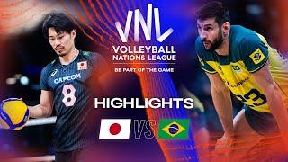  JPN vs.  BRA - Highlights Week 2 | Men's VNL 2023