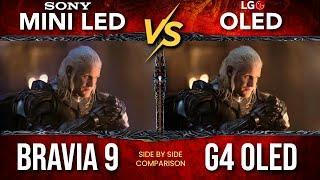 Sony BRAVIA 9 vs LG G4 OLED | Mini LED QLED vs OLED TV Comparison