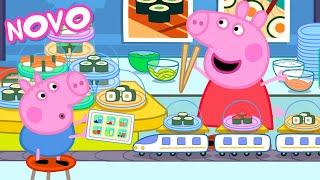 Peppa Pig Português Brasil | Trem de Comida | NOVO Contos da Peppa Pig |