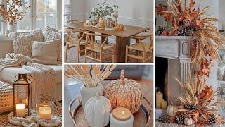 Serene Autumn Vibes: Embracing Neutral and Natural Fall Decor