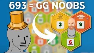 Catan Pro Plays CRAZY 693 “GG Noobs” Strategy