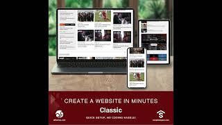   Discover Timeless Elegance with Our Classic Website Template - No Coding Needed!