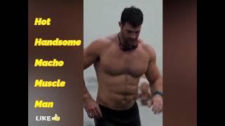 Hot Handsome Macho Muscle Man #shorts #macho #hunk #bodybuilder