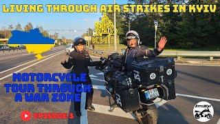 Air Strikes Over Kyiv   Motorcycle Adventure Through a War Zone: Ukraine  2024  #attisway