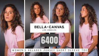 Bella+Canvas 6400 Women’s Relaxed Jersey Short Sleeve Tee | T-shirt.ca