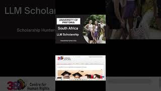 University of Pretoria LLM Scholarship | Study in South Africa