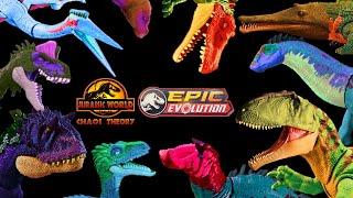 Jurassic world Chaos Theory epic Evolution Wave 4 custom dinosaur toy designs