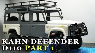 RC Project 6 | Kahn Defender D110 - RC4WD Gelande 2 Limited Edition | PART 1: body preparation