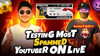 Finally  I Tested Most Spammed Small YouTuber From Live Chat  To Join Ng Guild - @NonstopGaming_