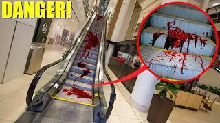 IF YOU SEE BLOOD IN A MALL, CALL FOR HELP AND RUN! (it's not SAFE)