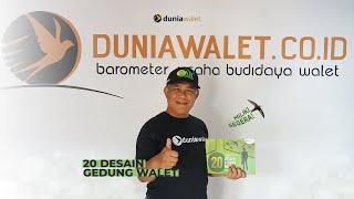 BUKU PENTING bagi Petani dan Pengusaha Walet: 20 Desain Gedung Walet