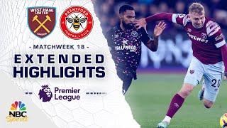 West Ham United v. Brentford | PREMIER LEAGUE HIGHLIGHTS | 12/30/2022 | NBC Sports